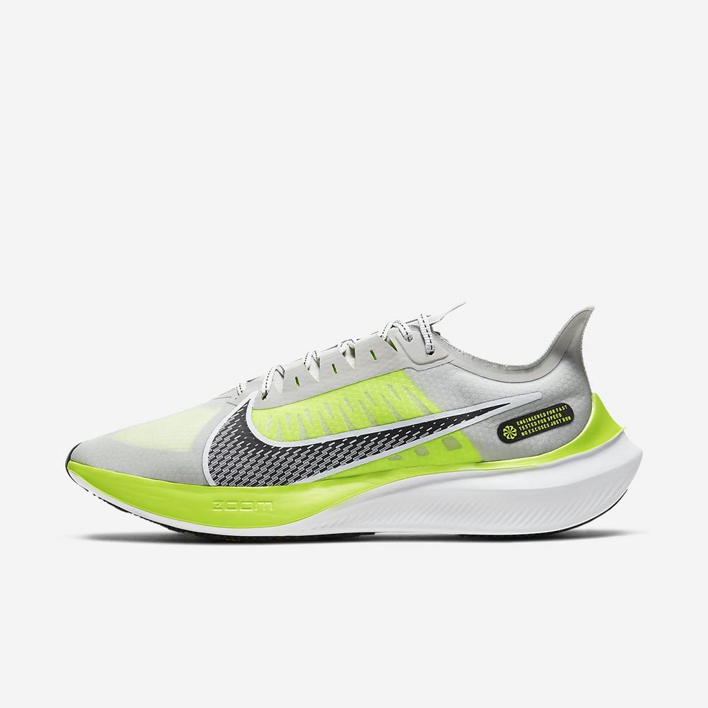 Chaussure De Running Nike Zoom Gravity Grise 5927-046 Grey Fog/Black/White/Volt Homme | LRD-31932072